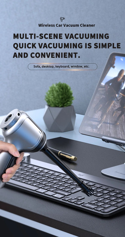 95000PA Car Vacuum Cleaner 1 Powerful Cleaning Machine Car Accessories Home Auto Robot Wireless Cleaner Appliance Strong Suction