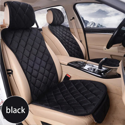 SEAMETAL Winter Car Seat Cover Soft Warm Car Seat Cushion Universal Plush Interior Protector Mat Auto Seats Cover Accessories