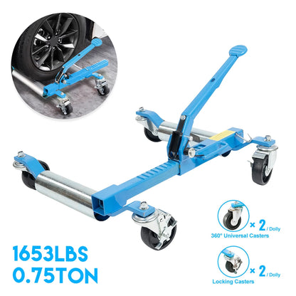 PORIYA Ratcheting Wheel Dolly 750kg Auto Truck Vehicle Moving Lift Jack Car Skate