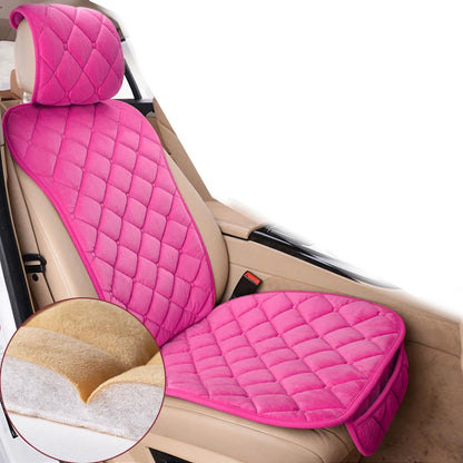 SEAMETAL Winter Car Seat Cover Soft Warm Car Seat Cushion Universal Plush Interior Protector Mat Auto Seats Cover Accessories