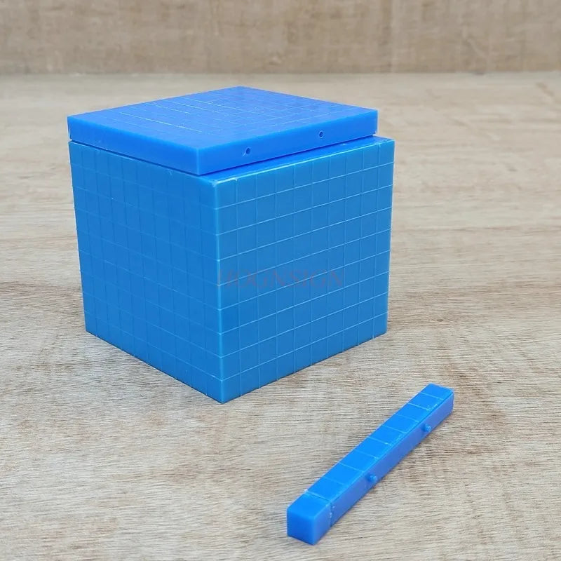 Cube volume unit demonstrator teaching instrument primary school mathematics teaching aid instrument