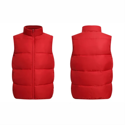 Men Jacket Sleeveless Vests Winter Jackets Man Casual Coats Men's Top Vest Cotton Thicken Waistcoat Unisex Work Group Uniform