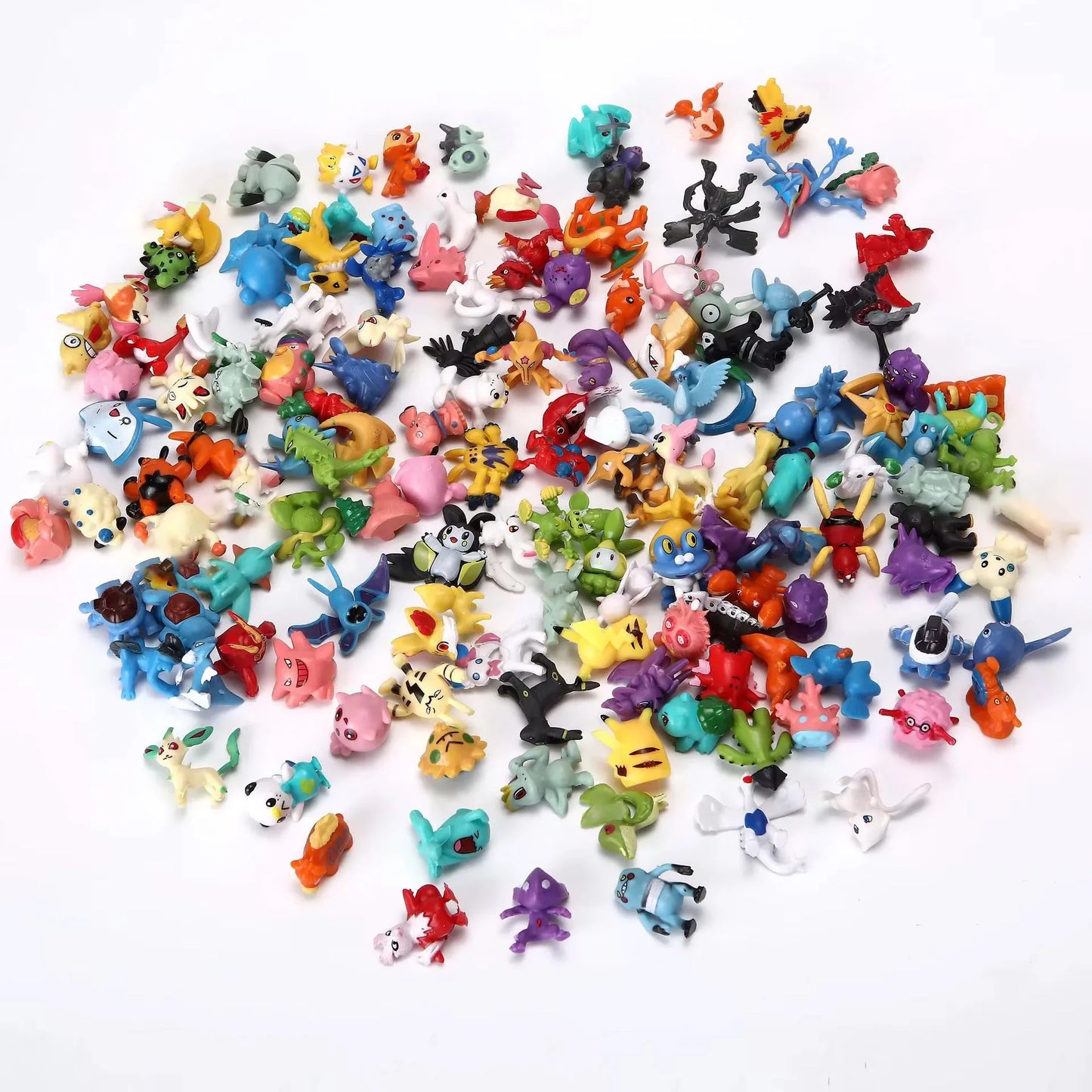 Small Size 48/72/96/120/144pcs Pokemon Anime Action Toy Figures Doll Model Colletion Toys For Children