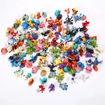 Small Size 48/72/96/120/144pcs Pokemon Anime Action Toy Figures Doll Model Colletion Toys For Children