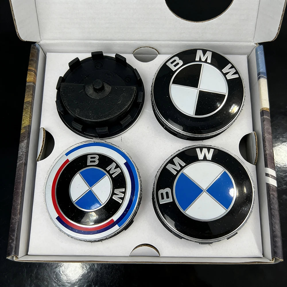 4Pcs 56mm-68mm Car Floating Wheel Center Caps For BMW X1 X3 X5 X6 X7 E60 E92 E71 E70 E46 F34 G30 G70 G08 G05 G06 G01 G02 G31/G38