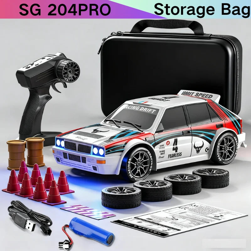 Exclusive Sale on the Entire Network SG204PRO1/24 Remote Control Car 2.4G High-Speed Drift 4WD Remote Control Car GTR Racing Toy