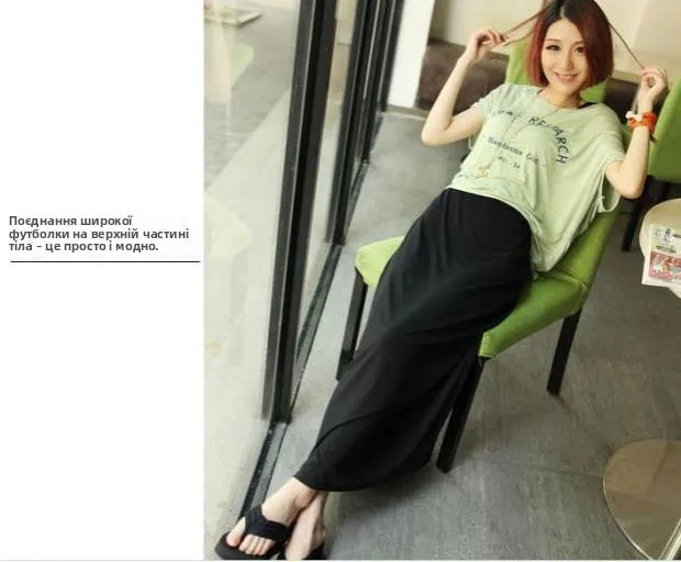 Spring Summer 2026 Women's Modal Long Sleeveless Dress Beachwear Base Layer Vest Skirt Large Size Korean Style Commute