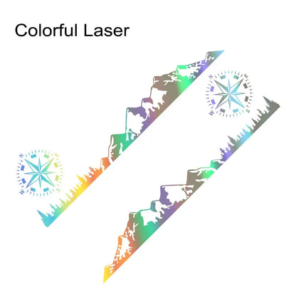 Car Door Stickers Motorhome Camper Van For Ford Transit MK6 MK7 MK8 Tuning Accessories Compass Graphics Vinyl Film Decals