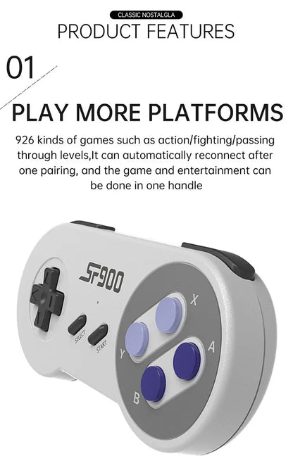 SF900 Retro Console With 5000 Built-In Games TV Game Controller Comes with Dual Wireless Gamepads Game Controller Classic Game