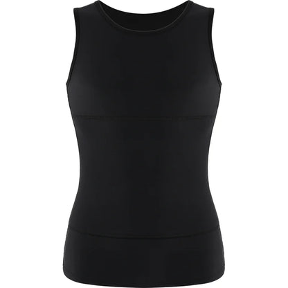 Slimbelle Compression Vest Men Tummy Control Shapewear Double Layer Cool Farbic Vest Slimming Sleeveless Body Shaper Underwear