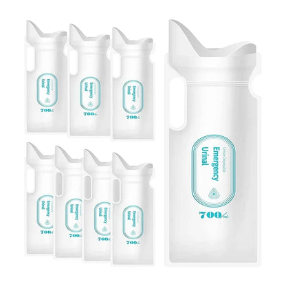 Emergency Car Urinal Disposable Urine Bag for Travel Emergencies and Traffic JamsMen's and Women's Portable Universal Model