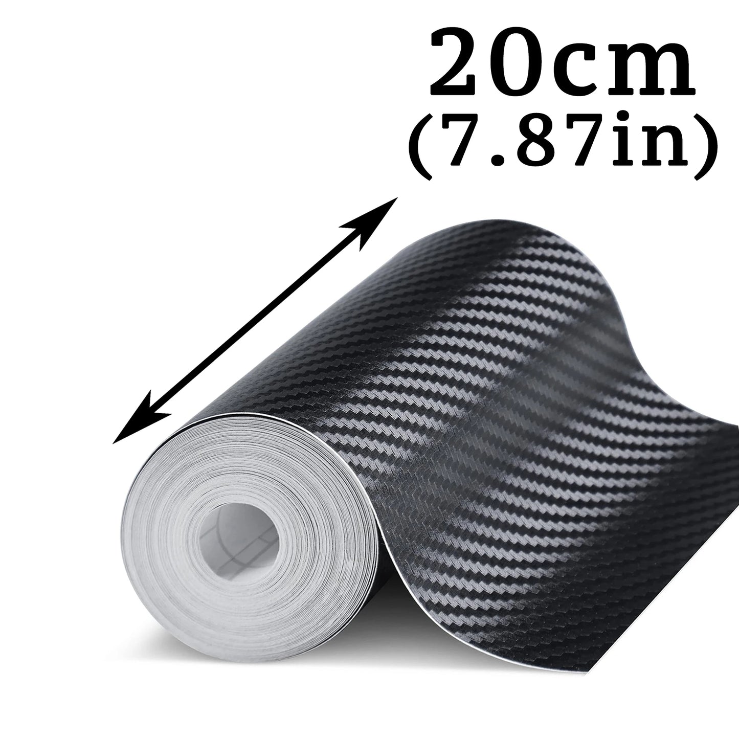 1-10m Nano Carbon Fiber Car 3D Tape Sticker Wrap Door Mirror Paste Protector Strip DIY Protection Film Waterproof Adhesive Vinyl