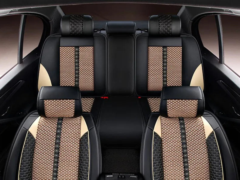 Full set car seat covers + Steering wheel cover for Haval M6 2025-2023 Top quality breathable seat cushion seat case for M6 2024