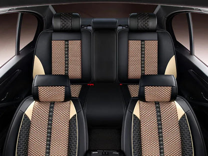 Full set car seat covers + Steering wheel cover for Haval M6 2025-2023 Top quality breathable seat cushion seat case for M6 2024