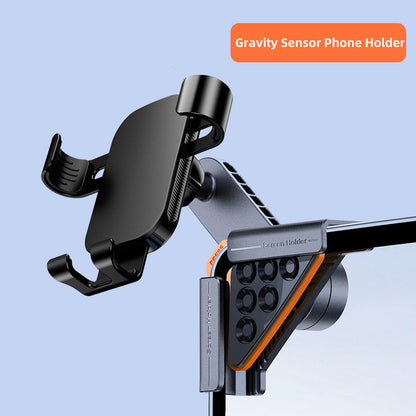 Magnetic Car Phone Holder for Tesla Model 3/Y BYD Car Display Screen Side 360 Degree Rotation Car Mount for IPhone 12 13 14 15
