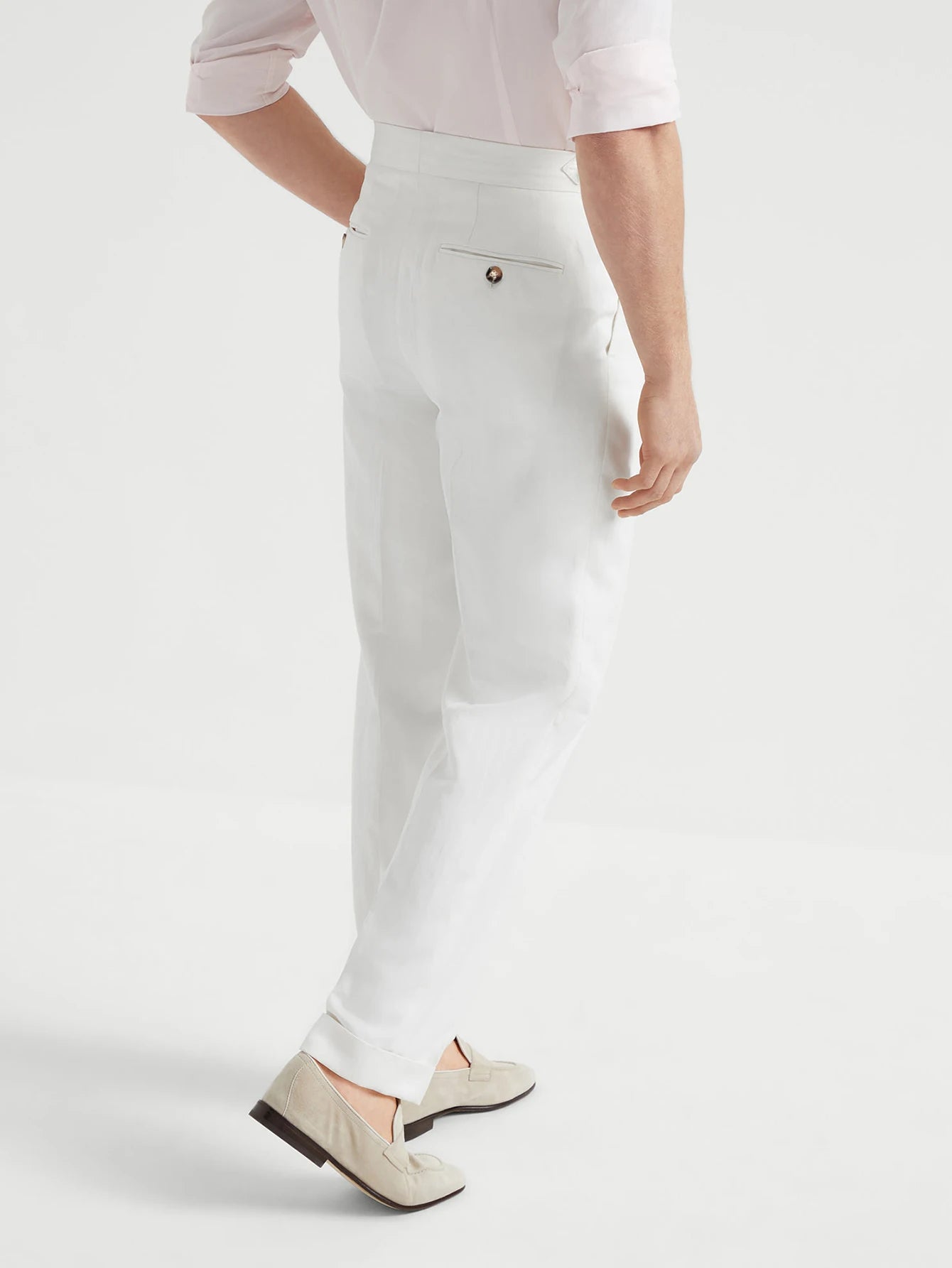 2026 Spring/Summer New Light Business Elegant Casual Italian Naples High-Waisted Straight Leg Long Pants Men's Suit Pants