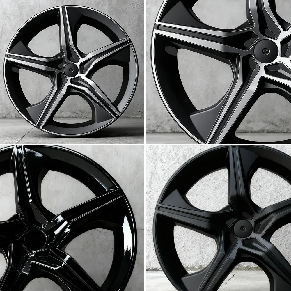 4PCS Hub Cap For Tesla New Model Y Juniper 19 Inch Juniper Tire Performance Replacement Crossflow Full Wheel Cover Rims 20252026
