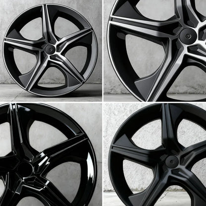4PCS Hub Cap For Tesla New Model Y Juniper 19 Inch Juniper Tire Performance Replacement Crossflow Full Wheel Cover Rims 20252026