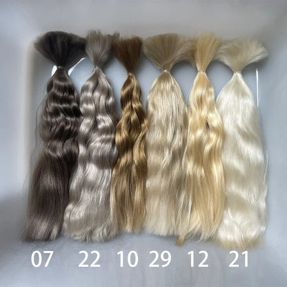witdiy/23-26cm/mohair doll hair/organic hair/mohair hair bundles/Schengen hair/reborn doll wig/Blythe hair/mohair wig