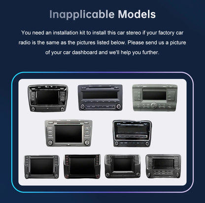Road Top 7" HD Car Radio Wireless CarPlay Android Auto Stereo Audio For Volkswagen/Seat/Skoda/Passat/Golf/Polo Player