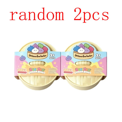 Blind Box Colorful Simulated Dumpling Squishy Relaxing Relieve Anxiety Antistress Enhance Happiness Rebound Squeeze Reliever Toy