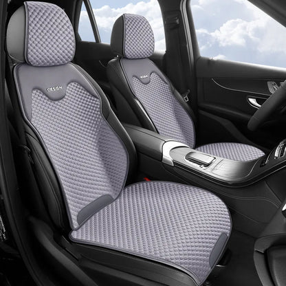 Universal Ice Silk Car Seat Cushion Breathable Seat Cover Sweat Absorption Cool Cushion Universal Split Single Sitting Rear Set