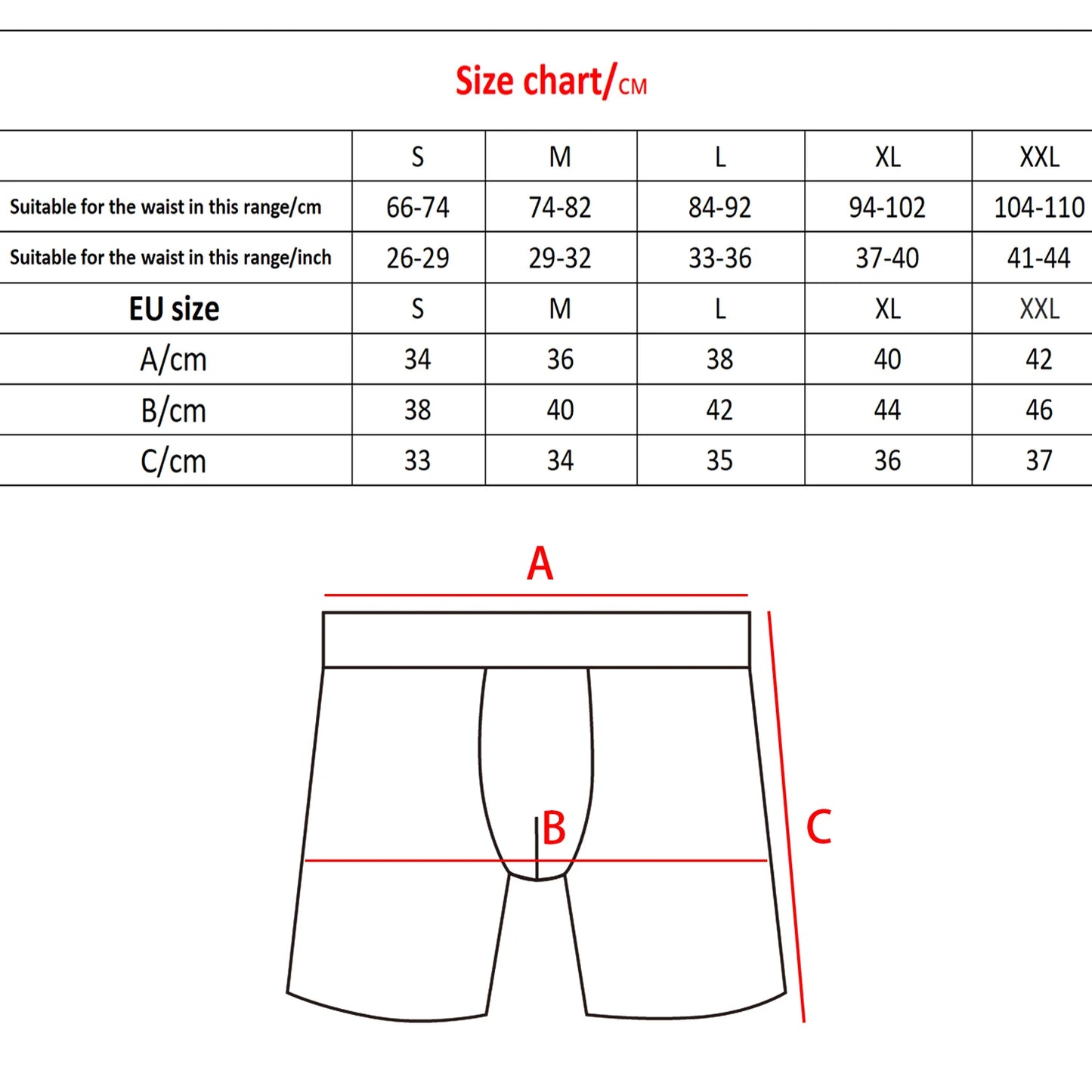 5pcs Set Mid-Long Black Boxer Shorts Men Underwear Breathable Male Underpants for Men Homme Boxershorts Slips Soft Panties 2024