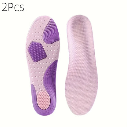 1 Pair Men and women EVA Arch Support Sports Insoles Lightweight Comfortable for Basketball Running Sports Breathable Insole