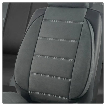 AUTOKING Universal Car Seat Covers Side Stereo Modeling Leather Fluff Car Seat Covers Fit For Most Car Accessories Interior