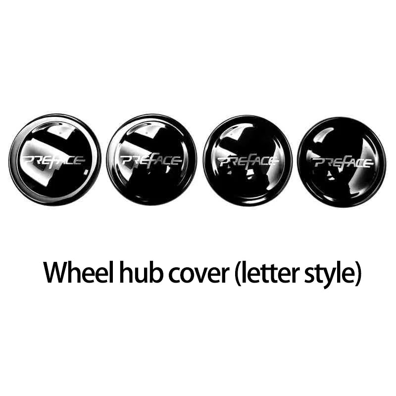 For Geely Preface XingRui L 2020-2024 Front and Rear Car Logo Steering Wheel Wheel Logo Automotive Parts