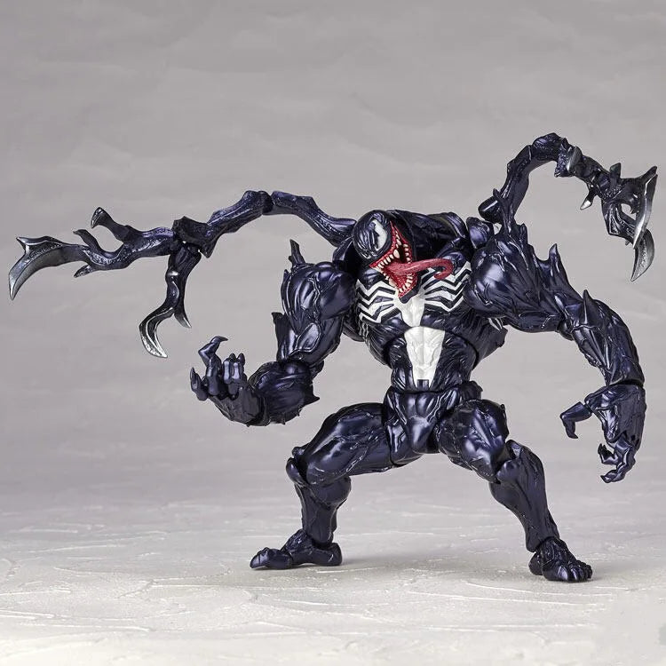 AMAZING YAMAGUCHI Carnage Venom Spider Man Marvel legends Action Figure Joint Movable Change Face Statue Model kids for Toy Gift