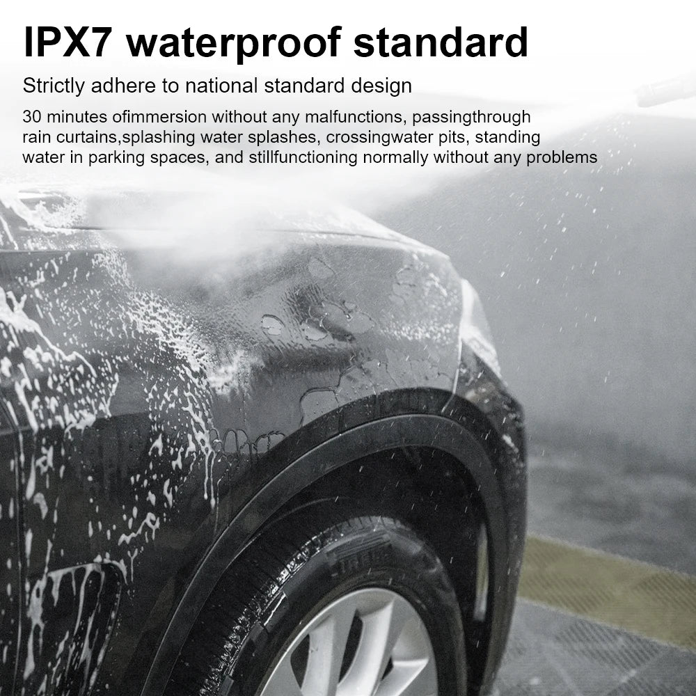 0~9.9Bar Truck RV 4/6 External Sensors Car Tire Pressure Alarm Digital LCD Display Solar TPMS Waterproof