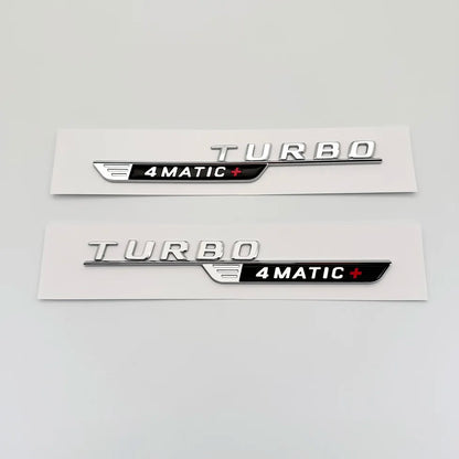 2024 New style Two tone Letters Numbers GLA35 GLA45 GLA45S Turbo 4matic+ for Car Fender Trunk Rear X156 Sticke