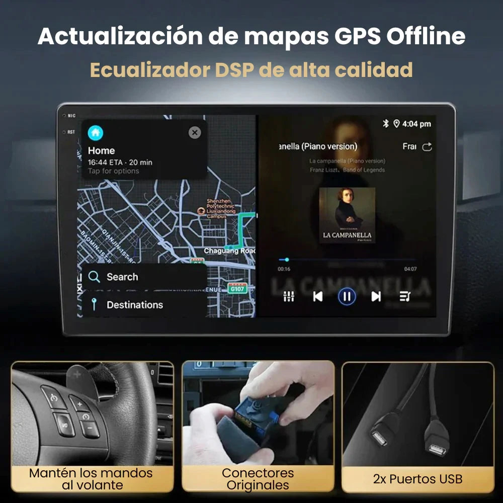 JIUYIN 10.1" Android 15 Car Radio For Mitsubishi Lancer 2007 - 2017 CarPlay Android Auto GPS 4G Multimedia Stereo Navigation