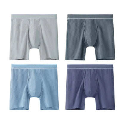 3/4Pcs Boxer man Comfortable Men's briefs Long Boxers For Man Underwear 3D Cutting U Pouch Design Men's underpants