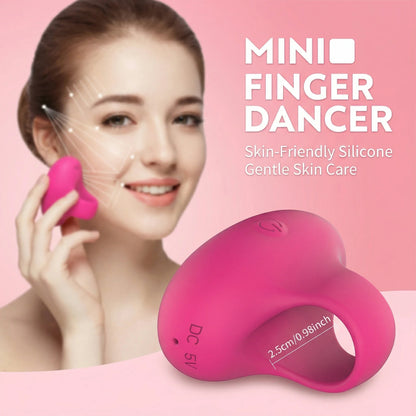 Portable Pocket Mini Ring Face And Eye Massager USB Charging Waterproof Skin Care Tool for Facial Eye Relief And Fatigue