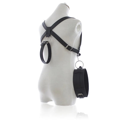 BDSM Sexy Female Bondage Kit Adjustable PU Leather Thigh Garter Harness Adults Games Sex Toy Wear with Butt Bondage Lingerie 18+
