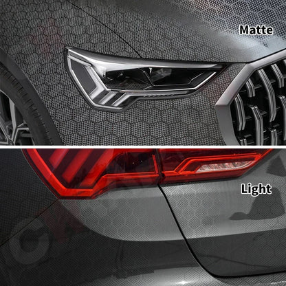 Honeycomb Car Sticker Anti-Scratch Auto Decoration Wrap with Waterproof Adhesive Cover Air Release Foil Tunning Cars Accessories