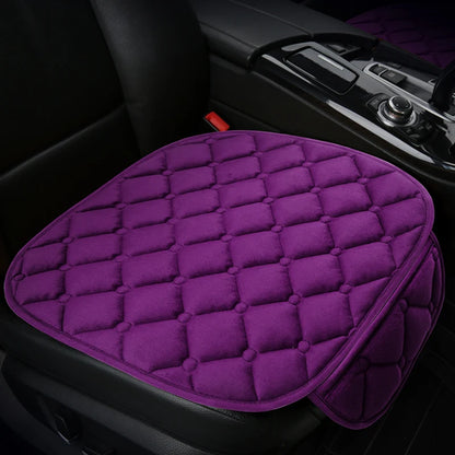 Car Seat Cover Protector Universal Winter Warm Auto Seat Cushion Rear Seat Cushion Protection Covers Back Cushion Three Piece