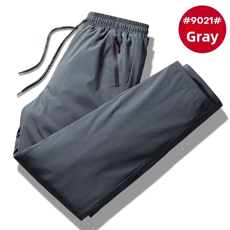 TUCANO Men's Thickened down Cotton Pants Outdoor Winter Sports Wearable Long Trousers Youth Casual Straight Leg Multi Pocket