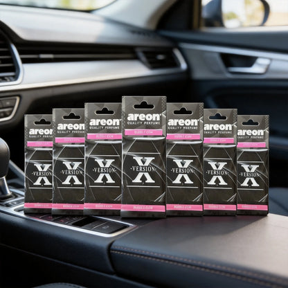 areon 5/20pcs BUBBLE CUM Scent Car Air Freshener, Natural Tea-Scented Paper, Car-Mounted Hanging Type, Car Interior Accessories