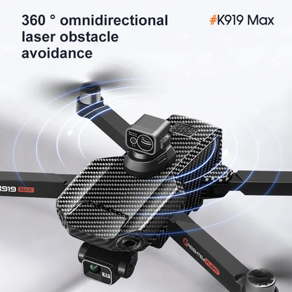 New K919 MAX Drone 8K GPS Professional HD 3-axis Gimbal Aerial Screen Remote Control Aircraft 5G HD Dual Camera Security drone