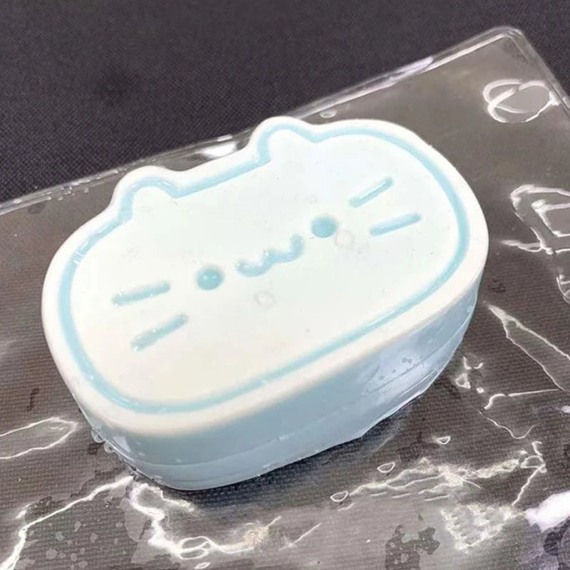 Pudding Cat Mochi Squishy Squeeze Stress Relief Toys Cheese Kitty Squishy Tabas Stress Ball Vent Toys Soft Fidget Toys Gift