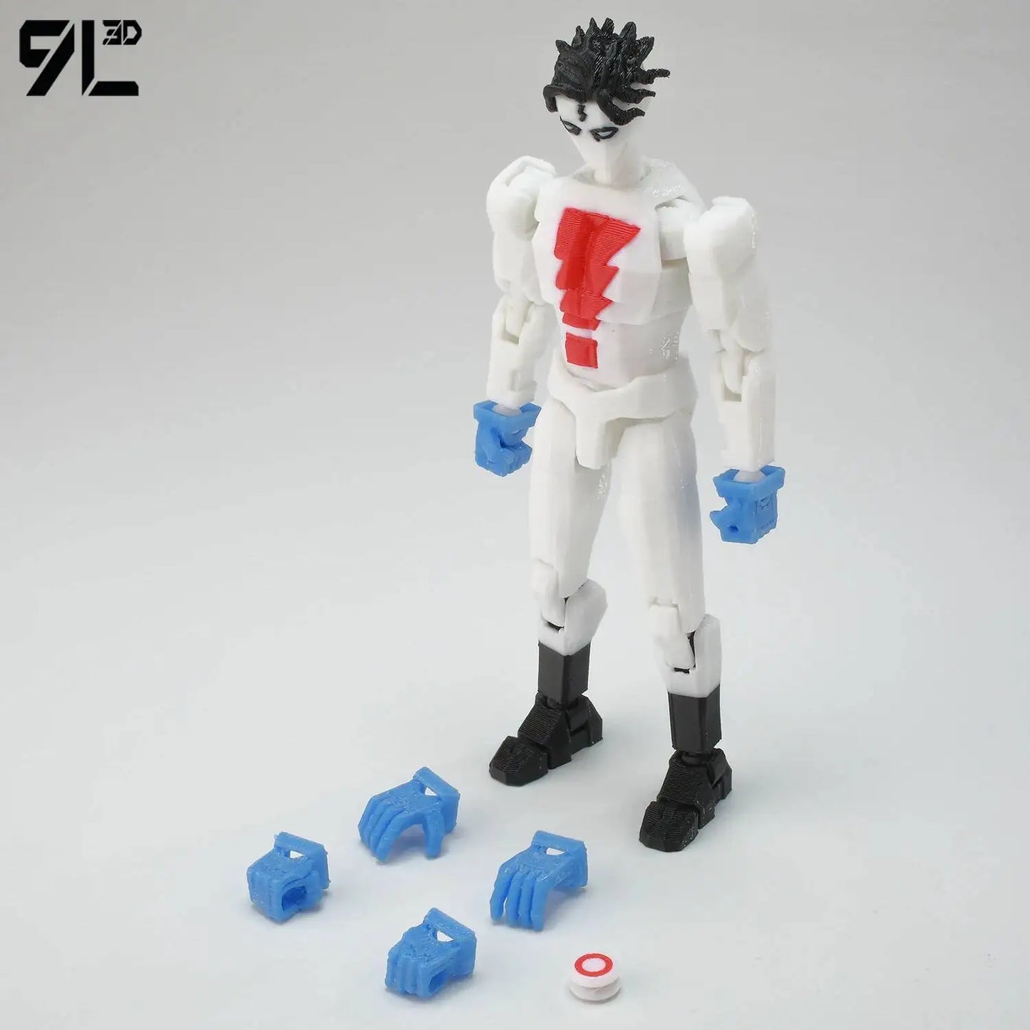 9L3D Printed Invincible Tech Jacket Toys Action Figures Titan13 T13 Dummy 13 Superheroes Multi-Jointed Movable Shapeshift Toys