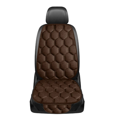 Winter Warm and Thick Velvet Car Seat Cushion Four Seasons Universal Single Seat Small Three piece Plush Warm Five Seat Anti sli