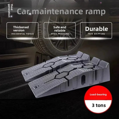 2500KG Heavy Duty 900mm Antiskid Car Ramps, Auto Repair Service Ramps for Oil Change and Vehicle Maintenance