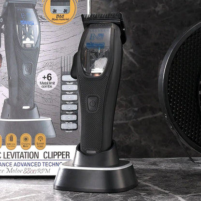 3 Color Cover Professional 10000RPM Magnetic Motor Hair Clipper High Power Hair Cutting Machine Barber Trimmer