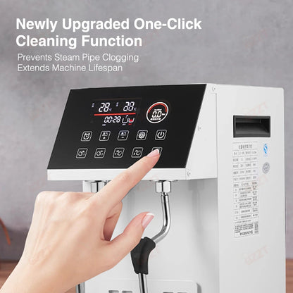 12L Commercial Stainless Steel Coffee Steamer Machine Easy To Operate Double Arms Bubble Tea Milk Frother Machine