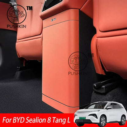 For BYD Sealion 8 ATTO 8 Tang L 2026 Rear Fridge Anti-kick Mat  Car Refrigerator Protector  Interior Modification Accessories