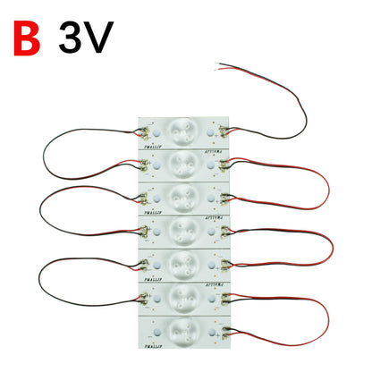25 lot 175pcs NEW for 20-120 inch 3V 6V LCD TV SMD Lamp Beads with Optical Lens Fliter LED TV Repair